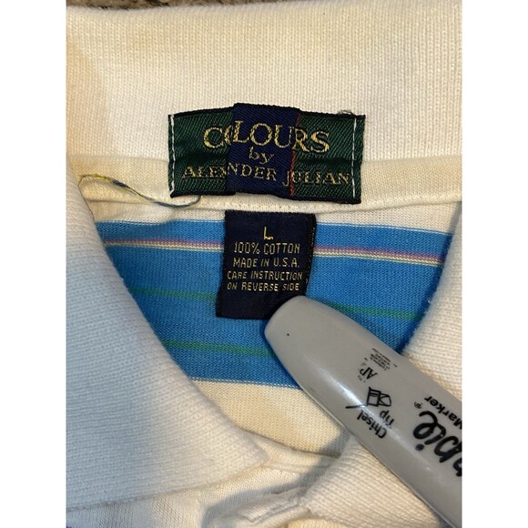 MENS POLO shirts VINEYARD VINES Size M COLOURS Size L (fits like M) White Stripe - Picture 6 of 6